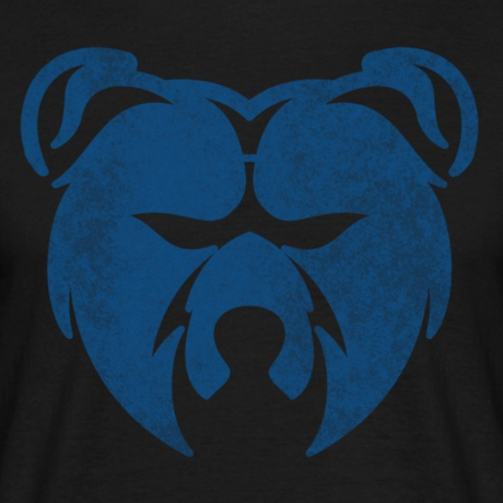 T-Shirt Bear-Tastic "Blue Vintage Bear"