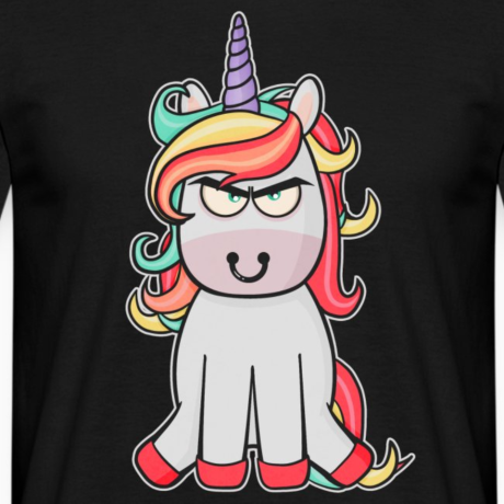 T-Shirt Bear-Tastic "Grumpy Unicorn"