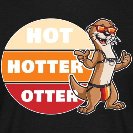 T-Shirt Bear-Tastic "Hot Hotter Otter"